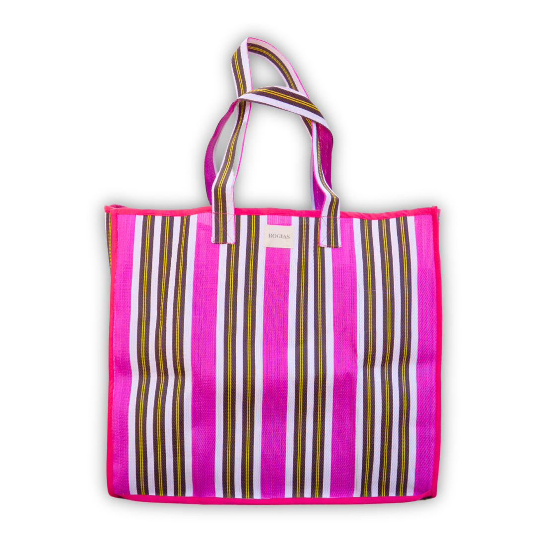 XL Nylon Beach Tote - Fuchsia