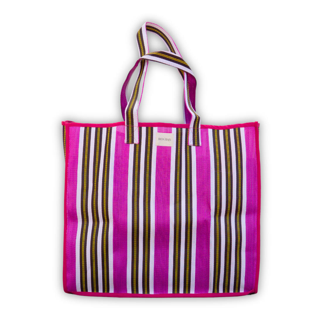 XL Nylon Beach Tote - Fuchsia