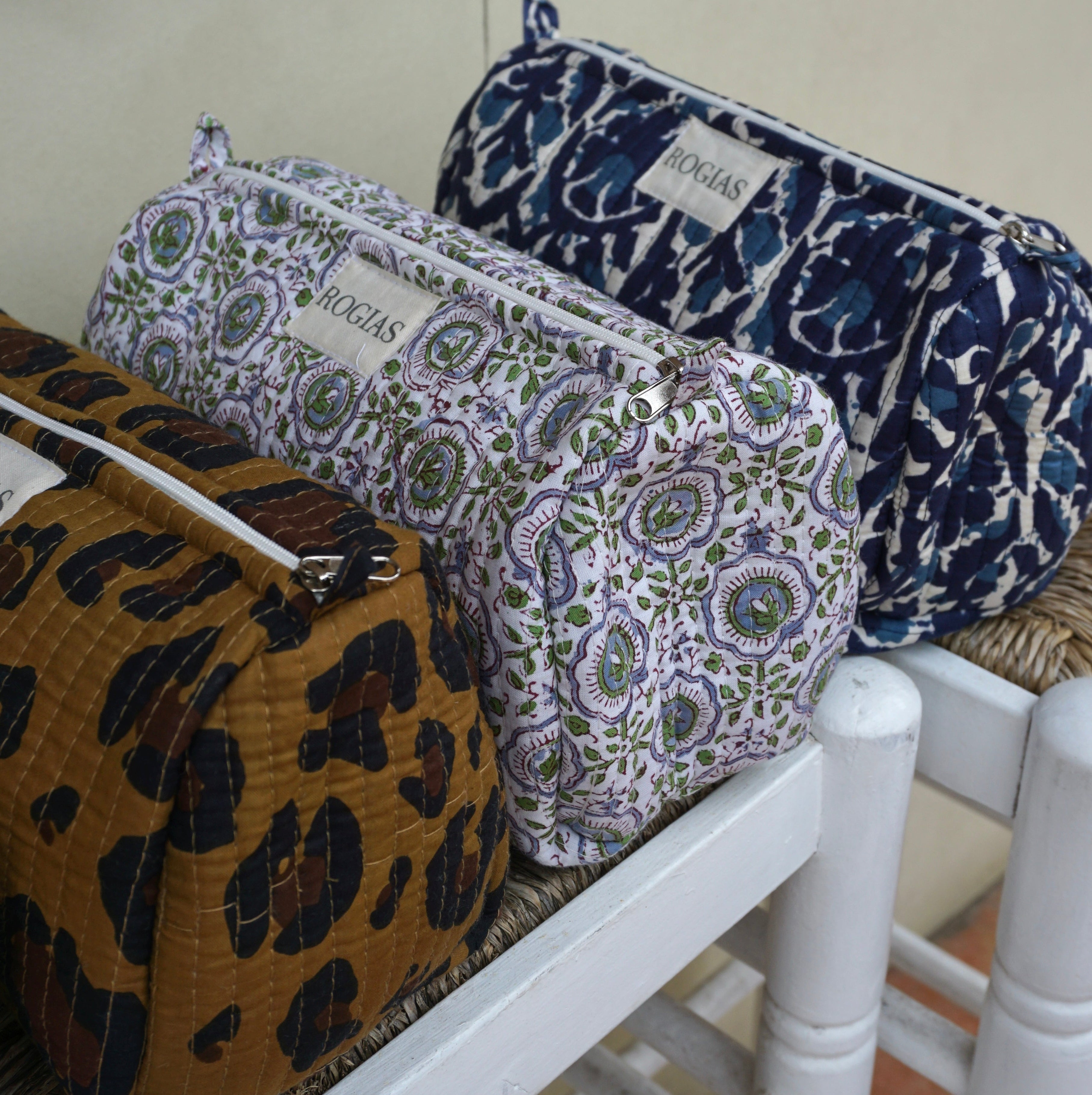 Toiletry bag - Olive & lavender