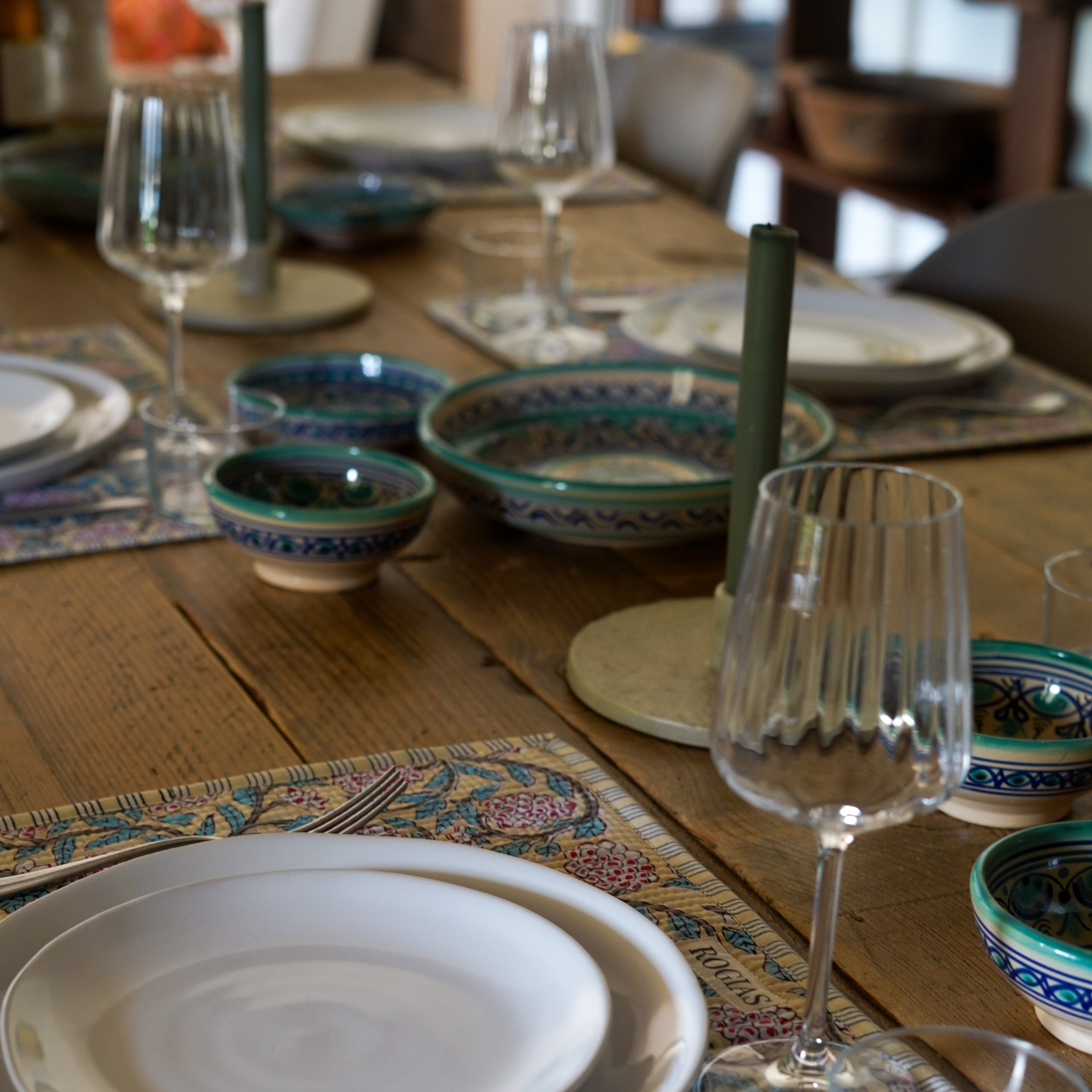 Set of 2 placemats - Butter yellow