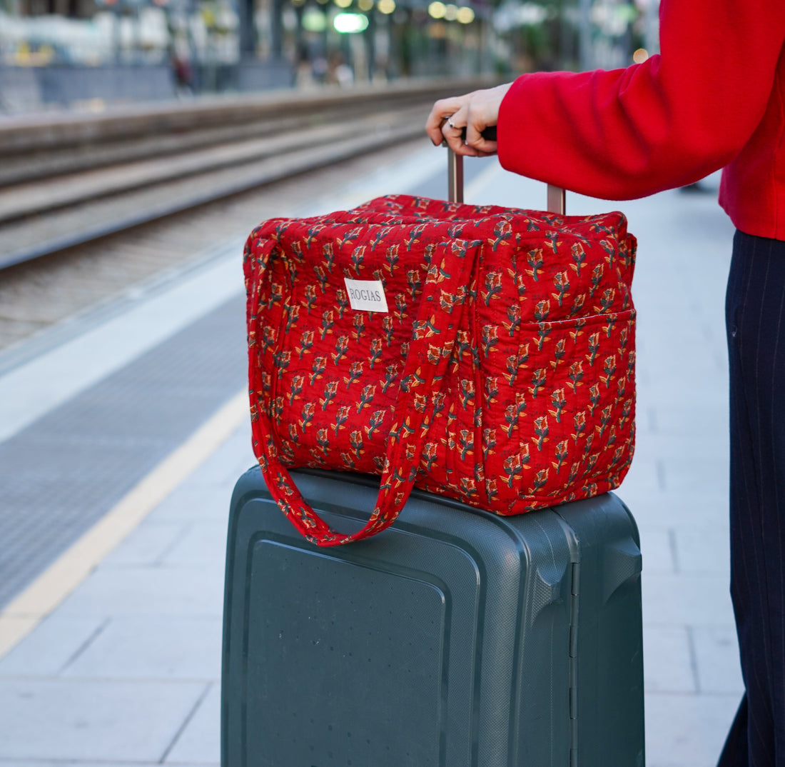 ROGIAS Travel bag - Mediterranean red