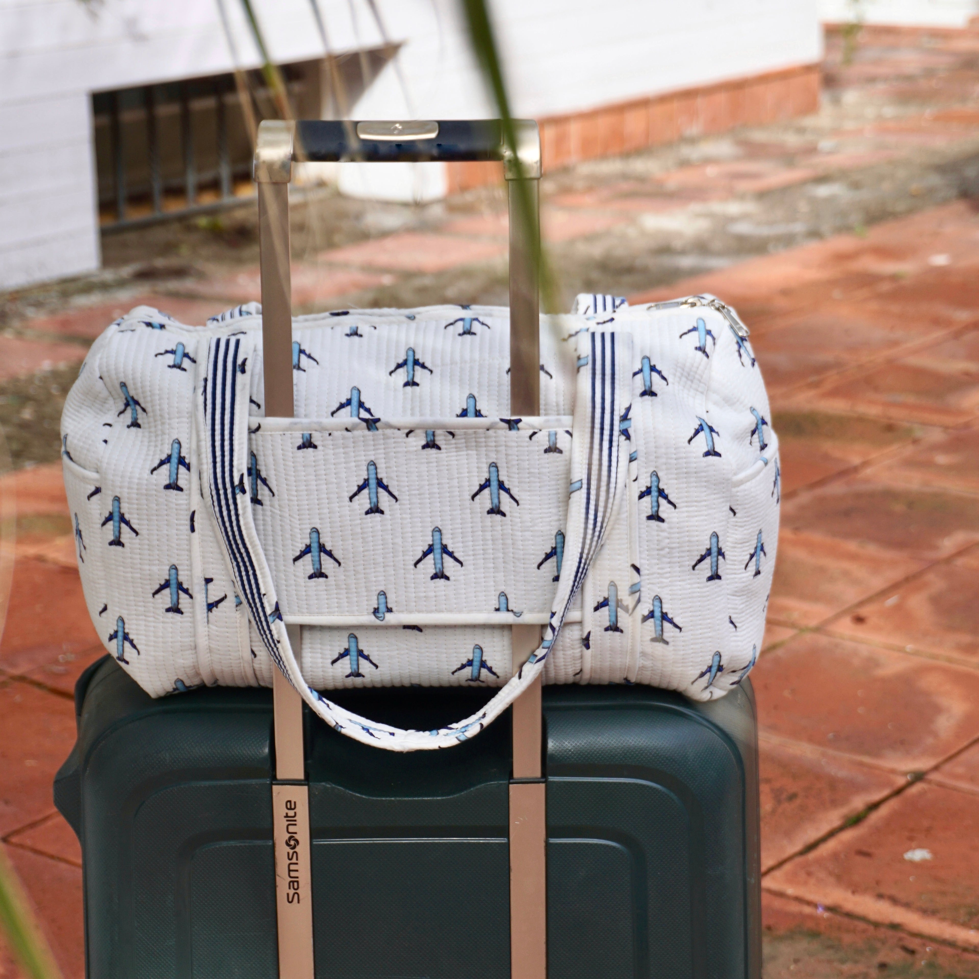 Limited Edition Travel bag - Airplane Delfts Blue