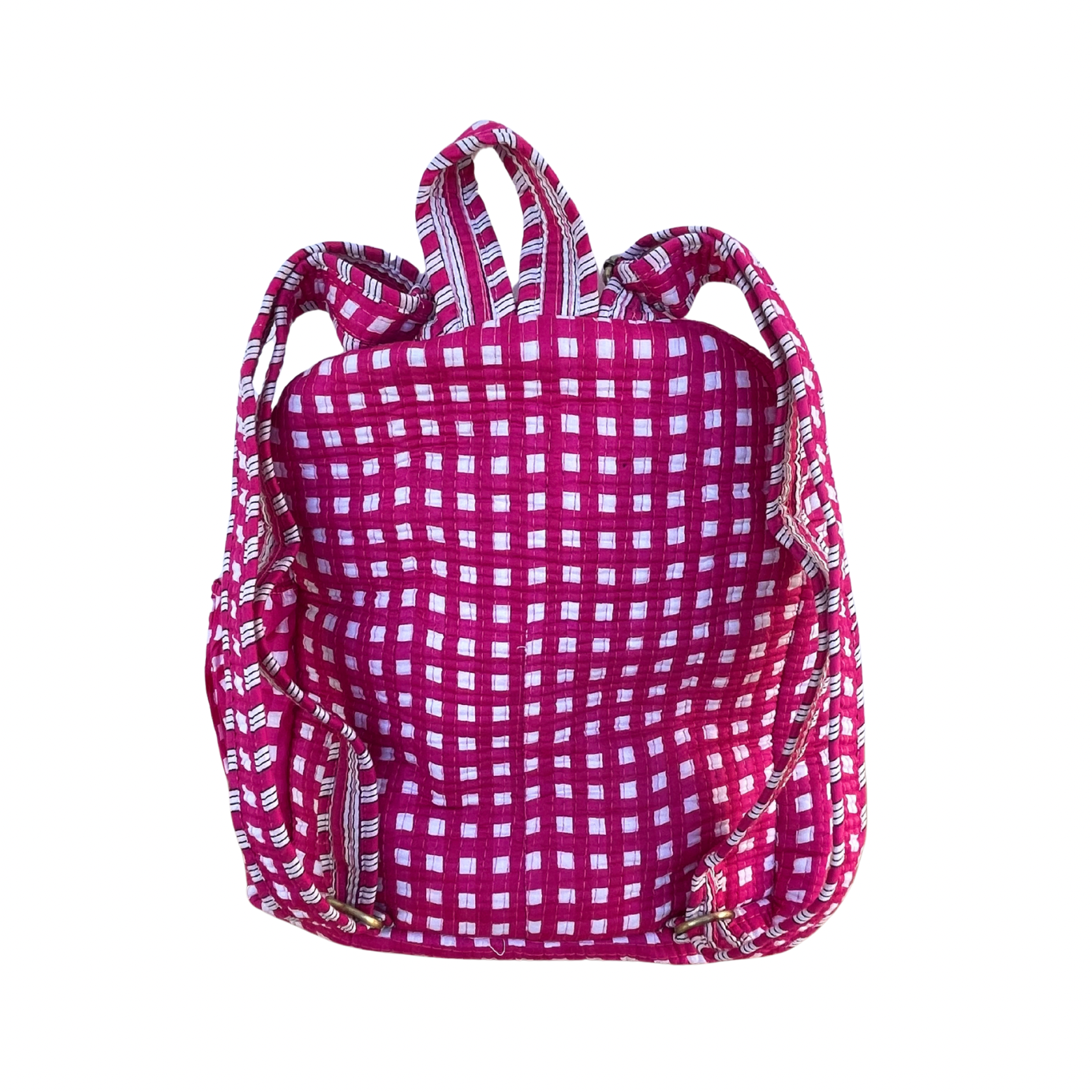 Backpack - Fuchsia Vichy