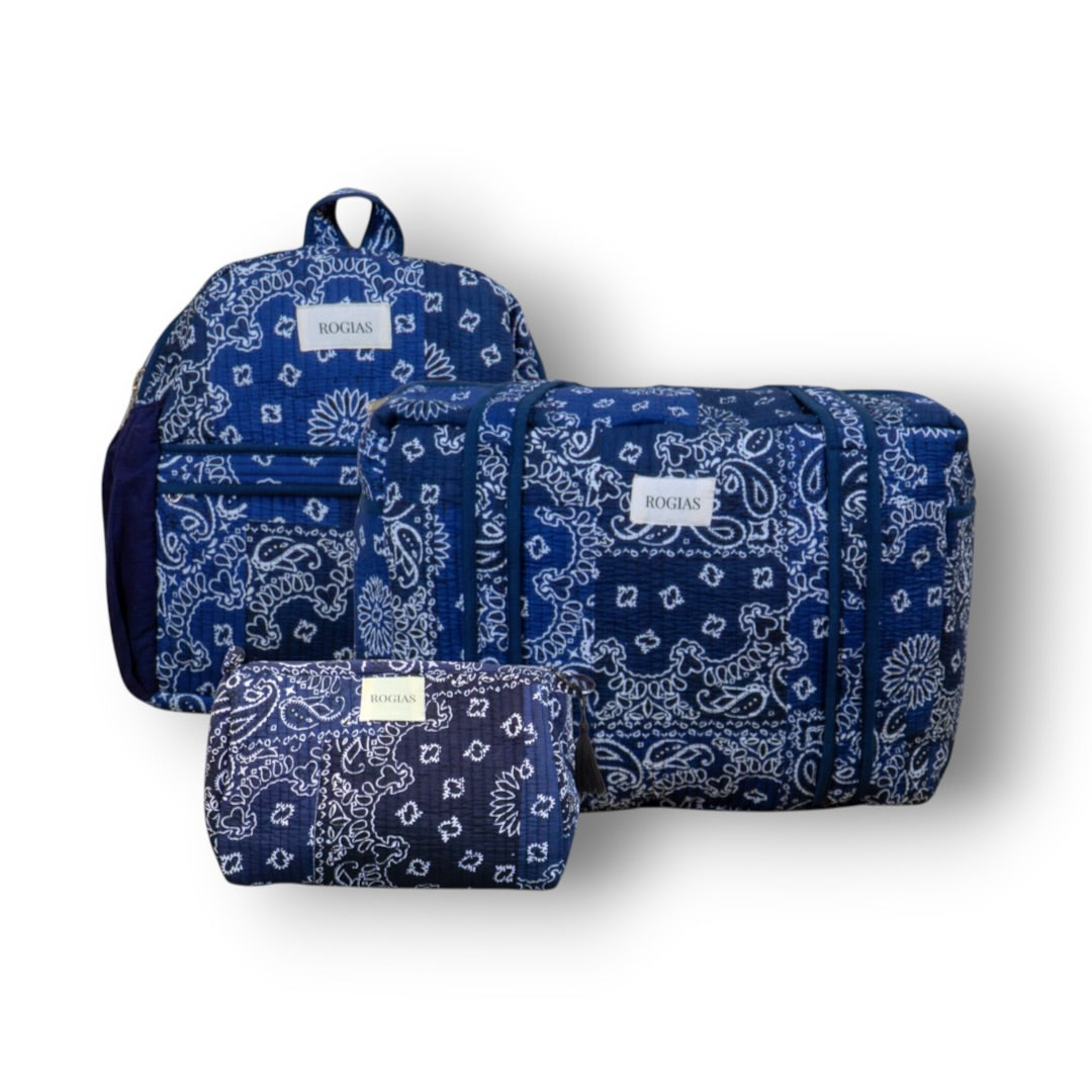 Trío de Viaje - Navy Bandana