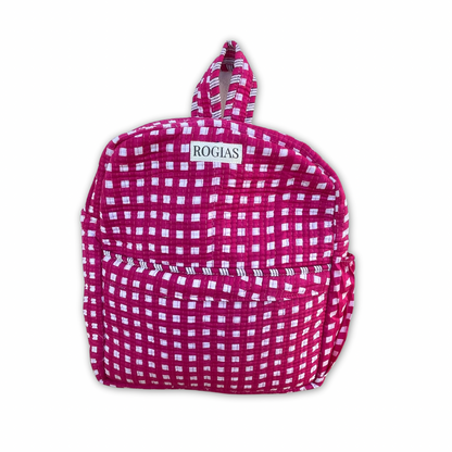 Rugzak - Fuchsia Vichy