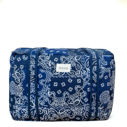Carry-on travel bag 40x30x20 cm - Navy bandana