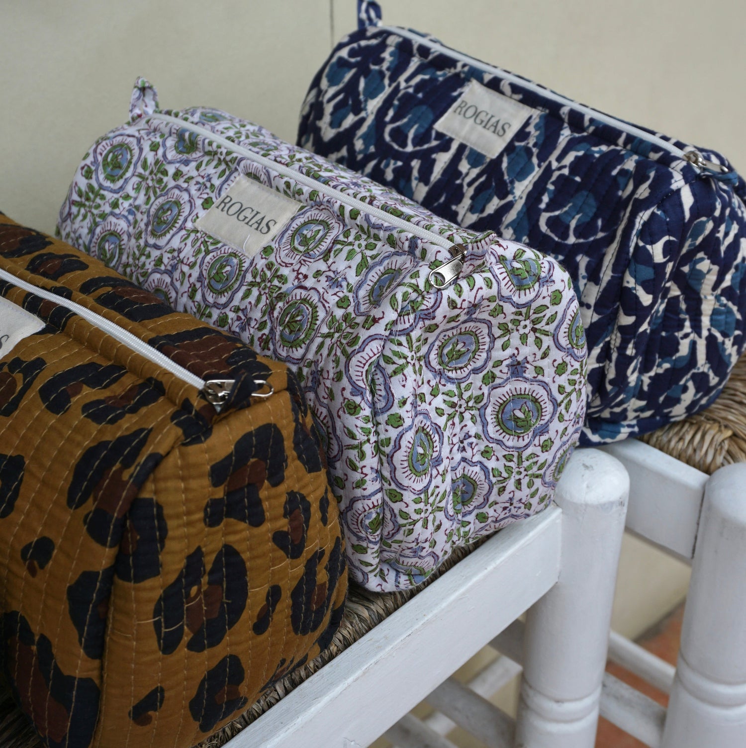 Toiletry bag - Olive &amp; lavender