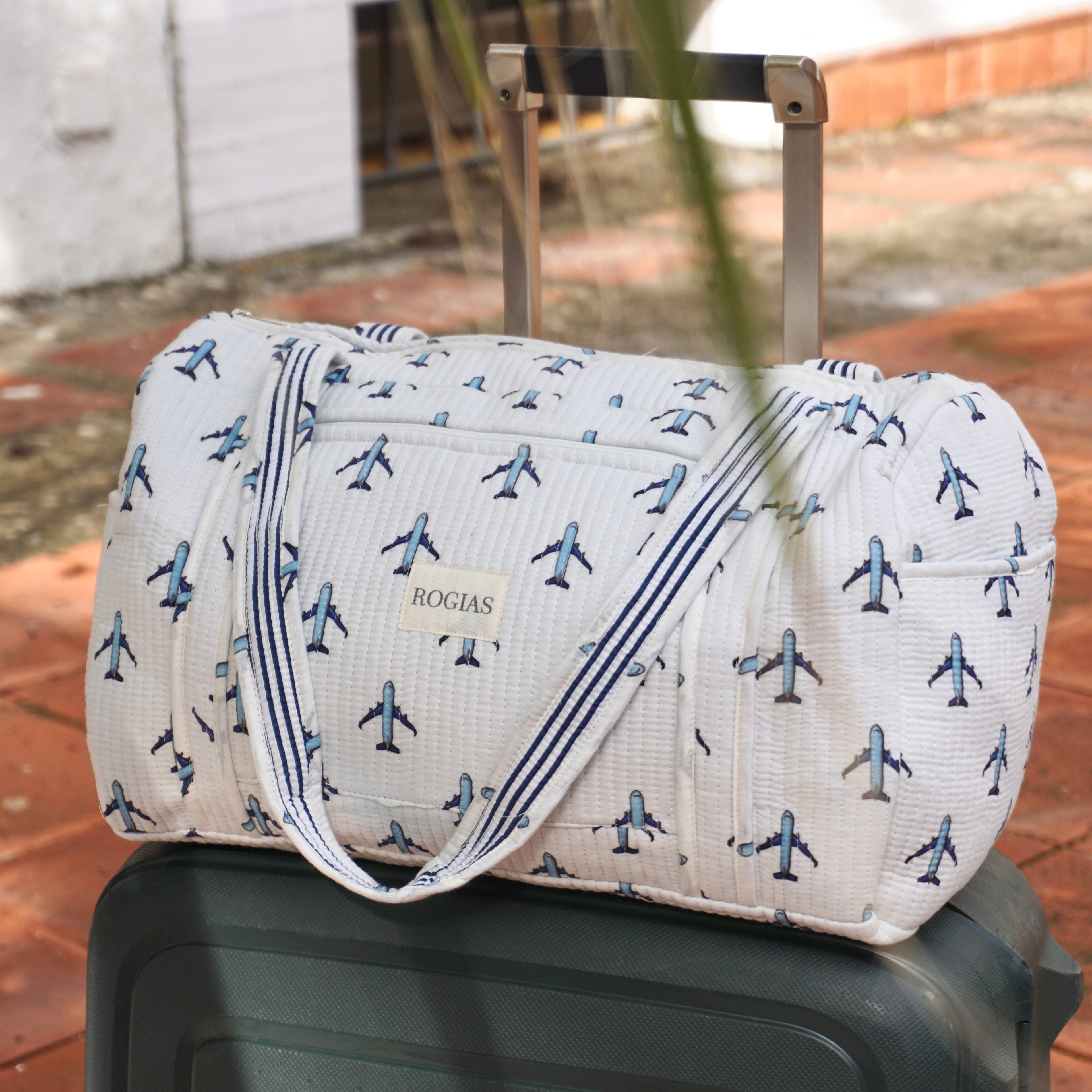 Limited Edition Travel bag - Airplane Delfts Blue