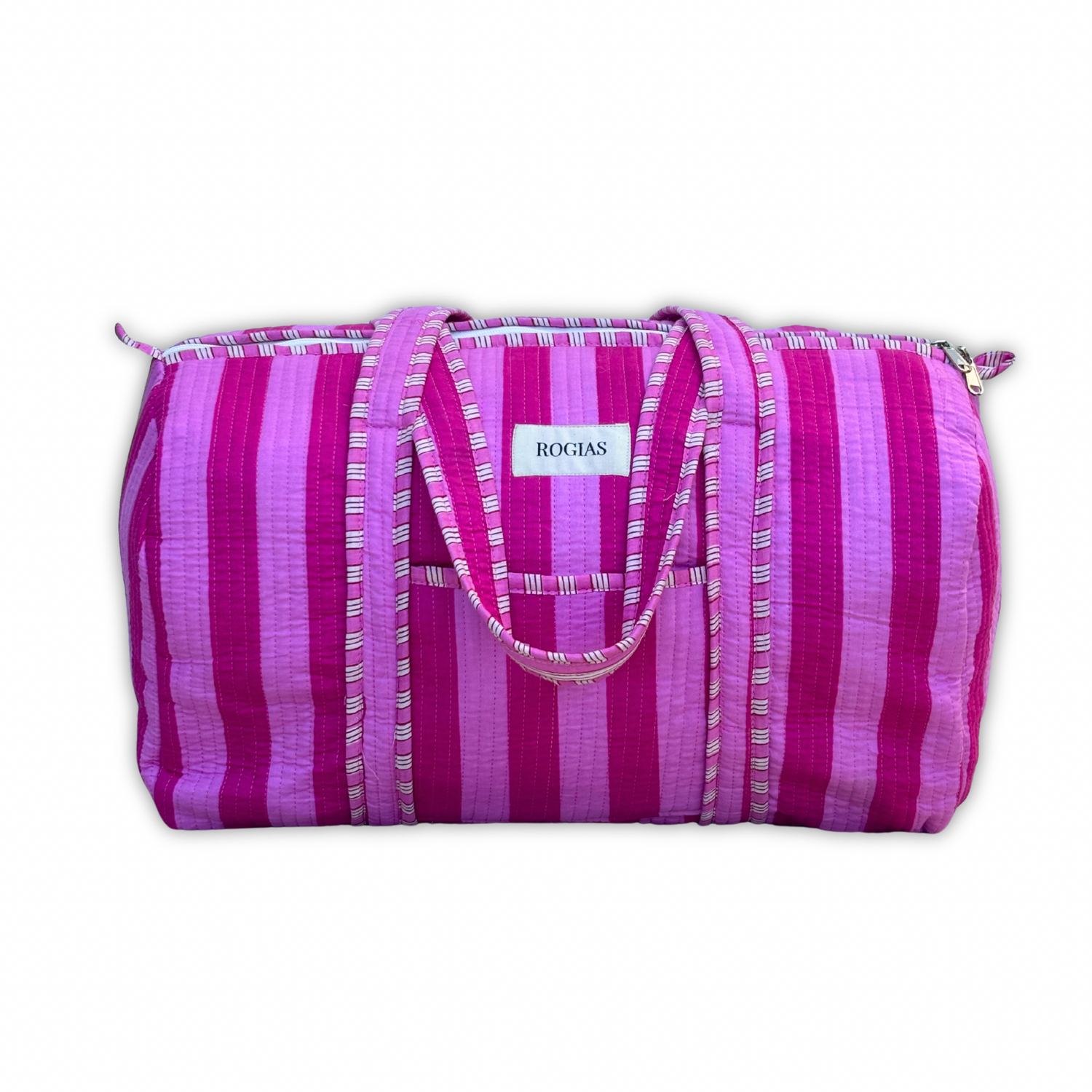 Weekend Bag - Pink stripes