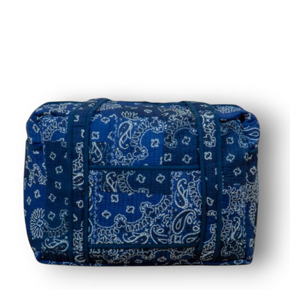 Carry-on travel bag 40x30x20 cm - Navy bandana