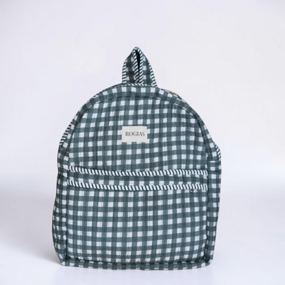 Backpack - Sage Vichy