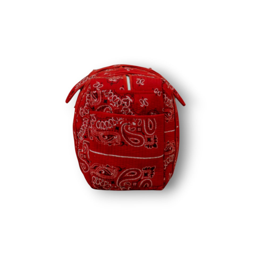 Handbagage reistas 40x30x20 cm - Red bandana
