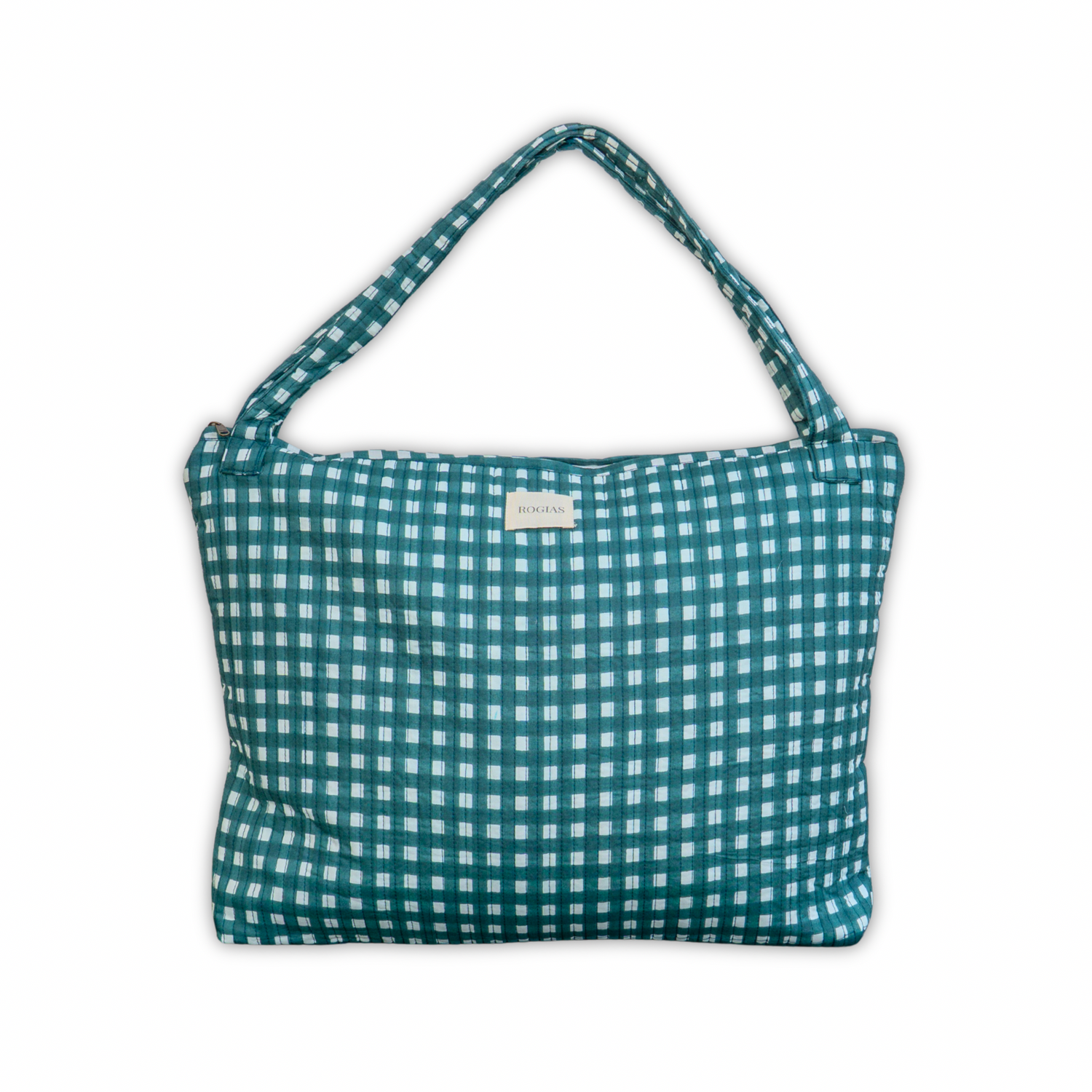 Mama Tas - Teal Vichy