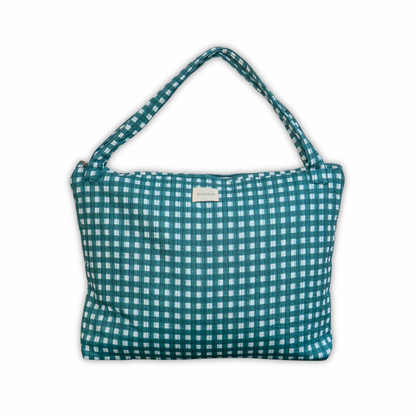 Mama Tas - Teal Vichy