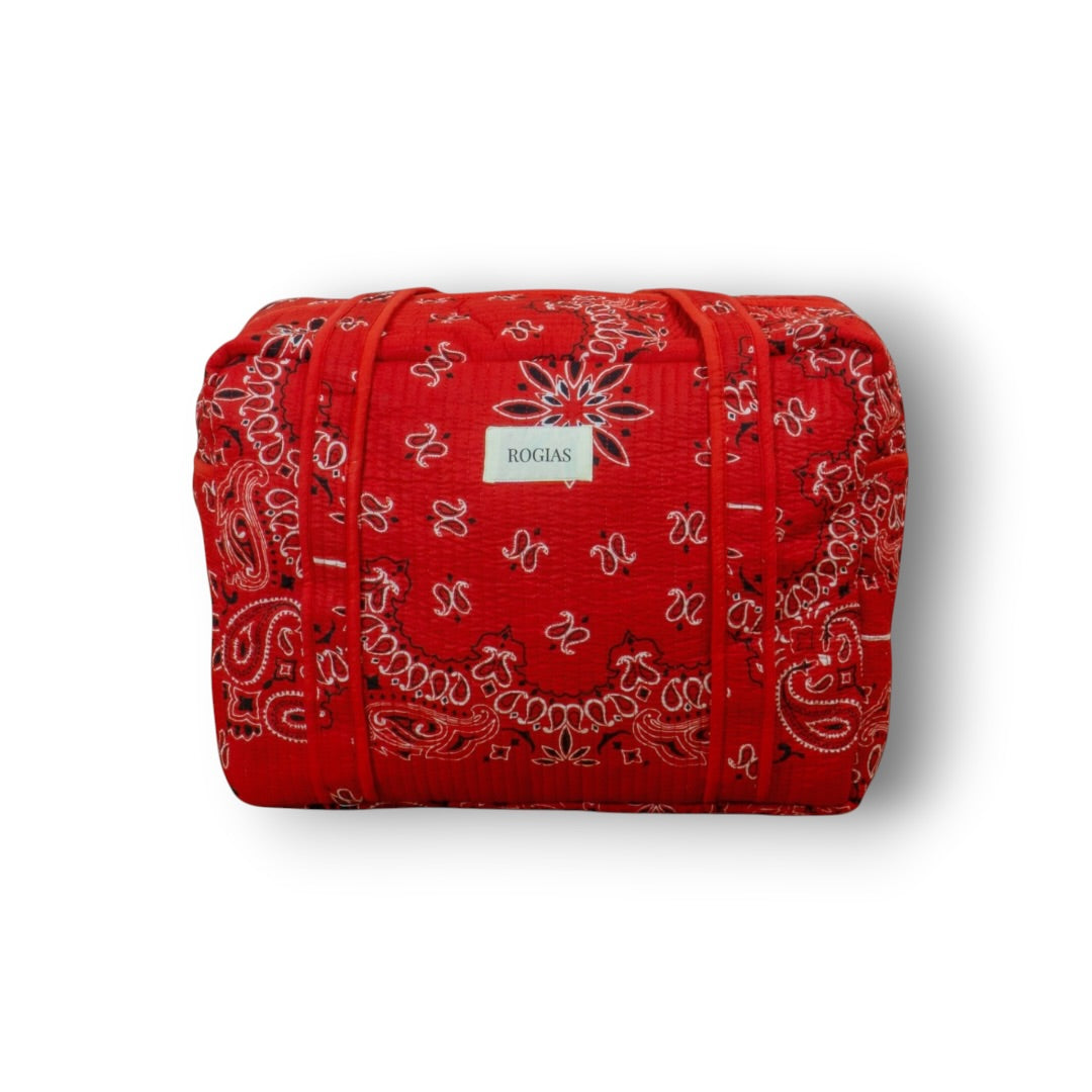 Handbagage reistas 40x30x20 cm - Red bandana