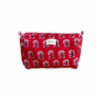 Toiletry bag S - Warm red