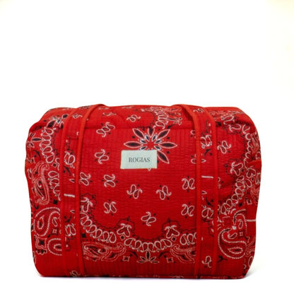 Carry-on travel bag 40x30x20 cm - Red bandana