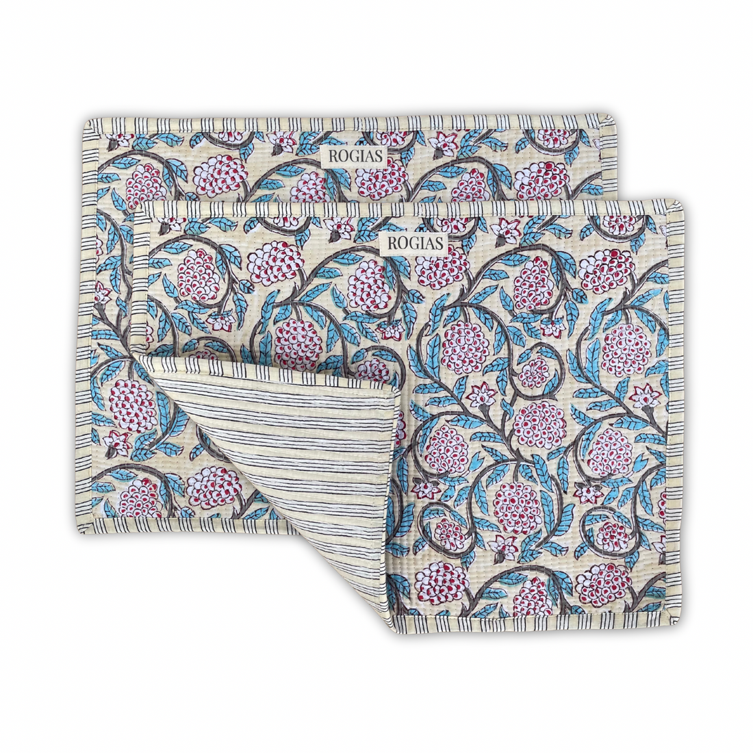 Set of 2 placemats - Butter yellow