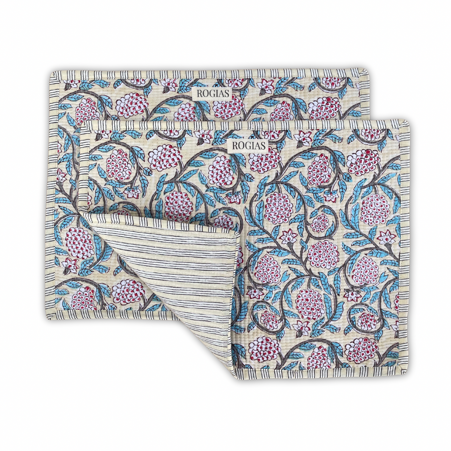 Set of 2 placemats - Butter yellow