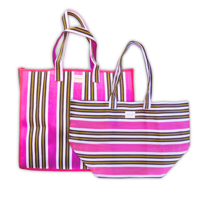 Nylon Beach Set - Fuchsia
