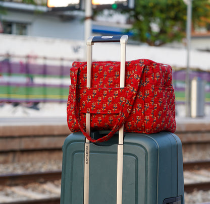 ROGIAS Travel bag - Mediterranean red
