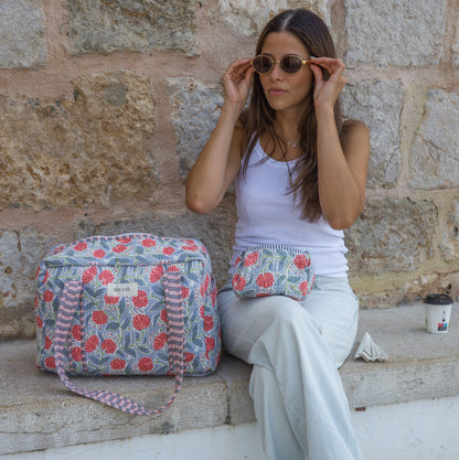 Handbagage reistas 40x30x20 cm - Celeste