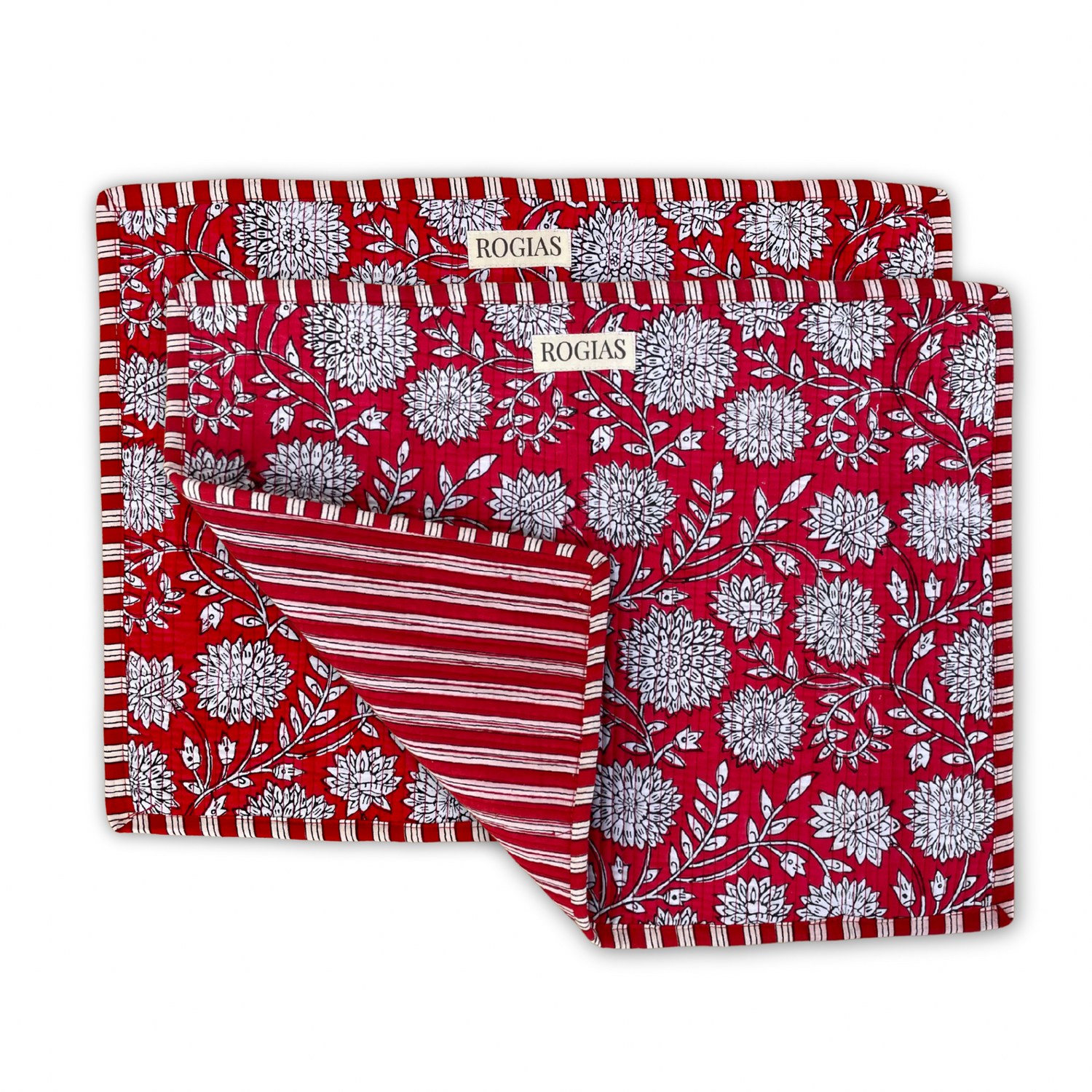 Set of 2 placemats - Ruby Red