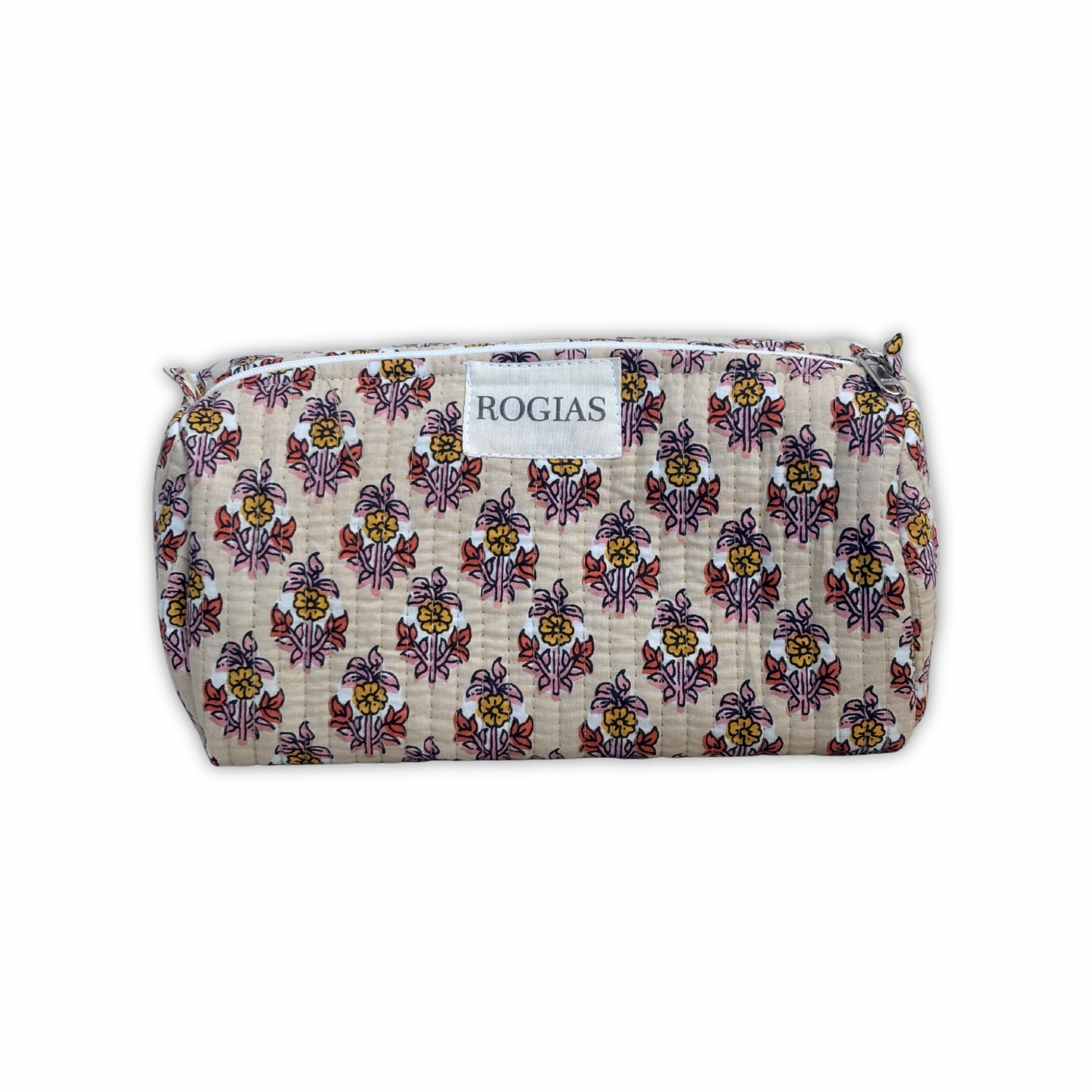 Toiletry bag - Floral beige